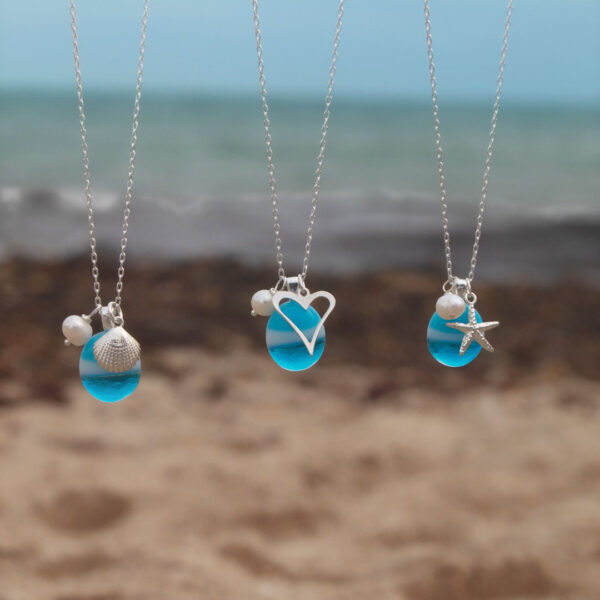 Glass Drop Memorial Pendants - Radiant Heart After-Care for Pets