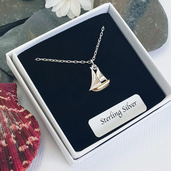 Sterling Silver Sail Boat