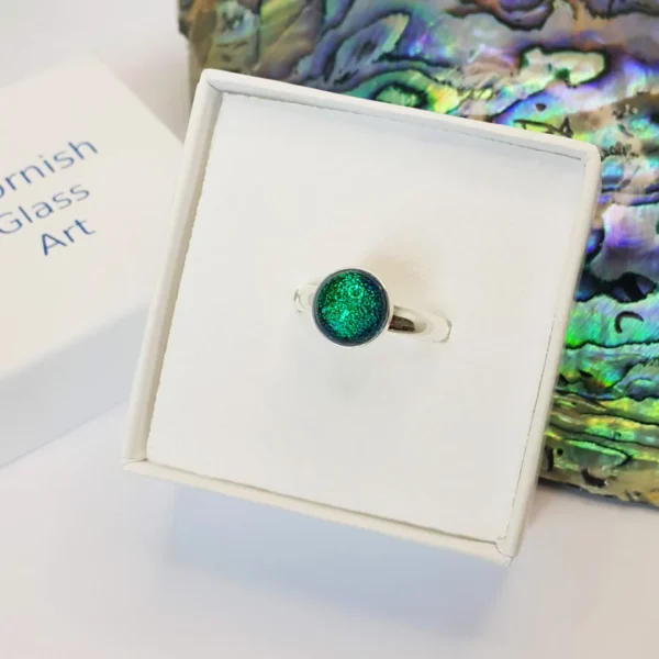Lamorna ring in box emerald
