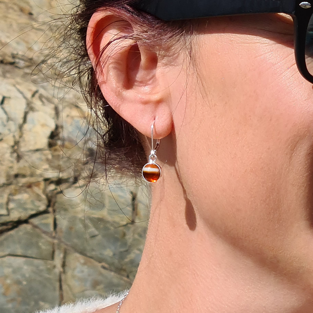 Woodland drop earrings